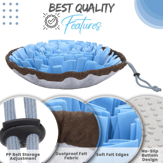 Interactive Snuffle Mat – Dog & Cat Enrichment Toy