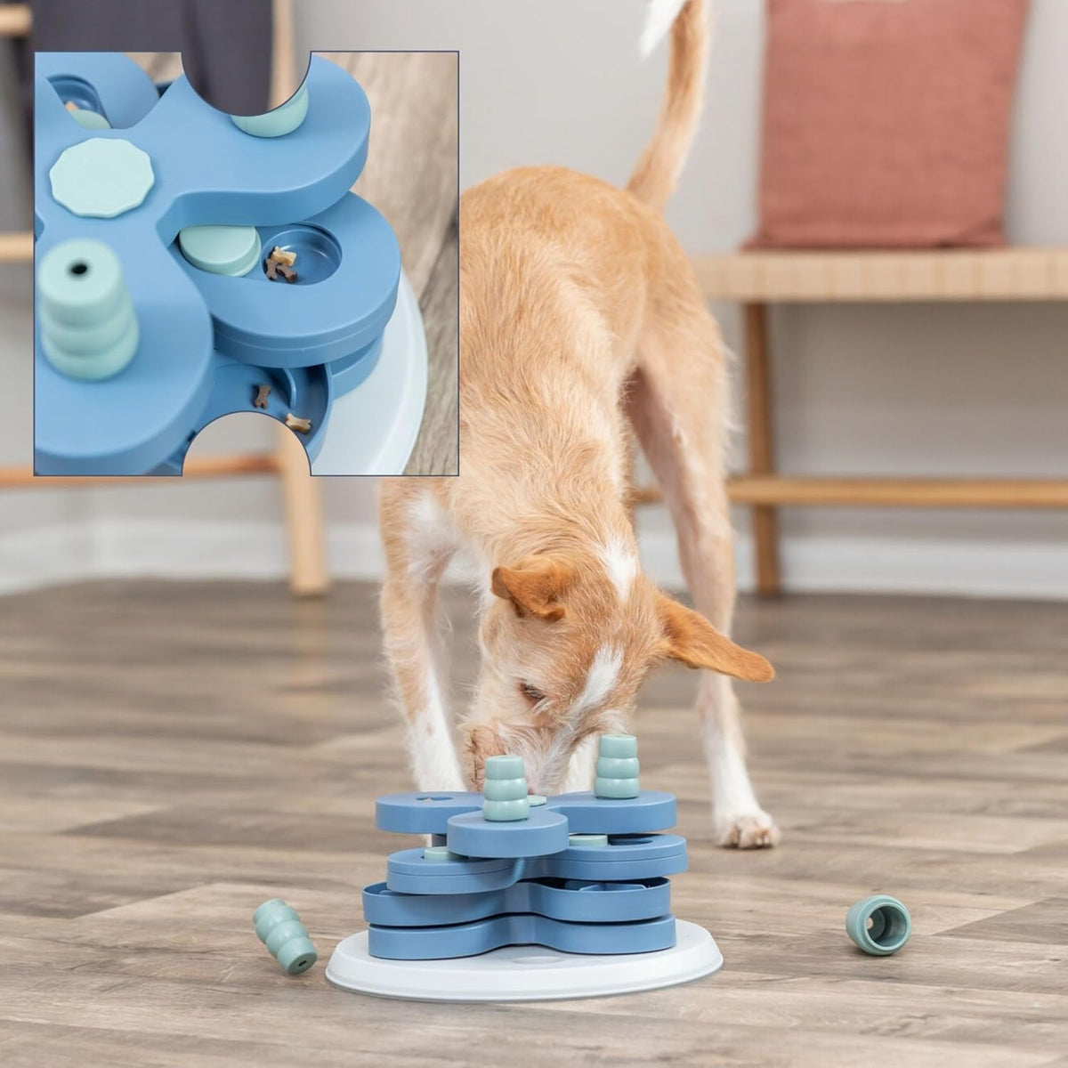 Interactive Dog Puzzle Toy – Advanced Treat Dispenser & Mental Enrichment Game
