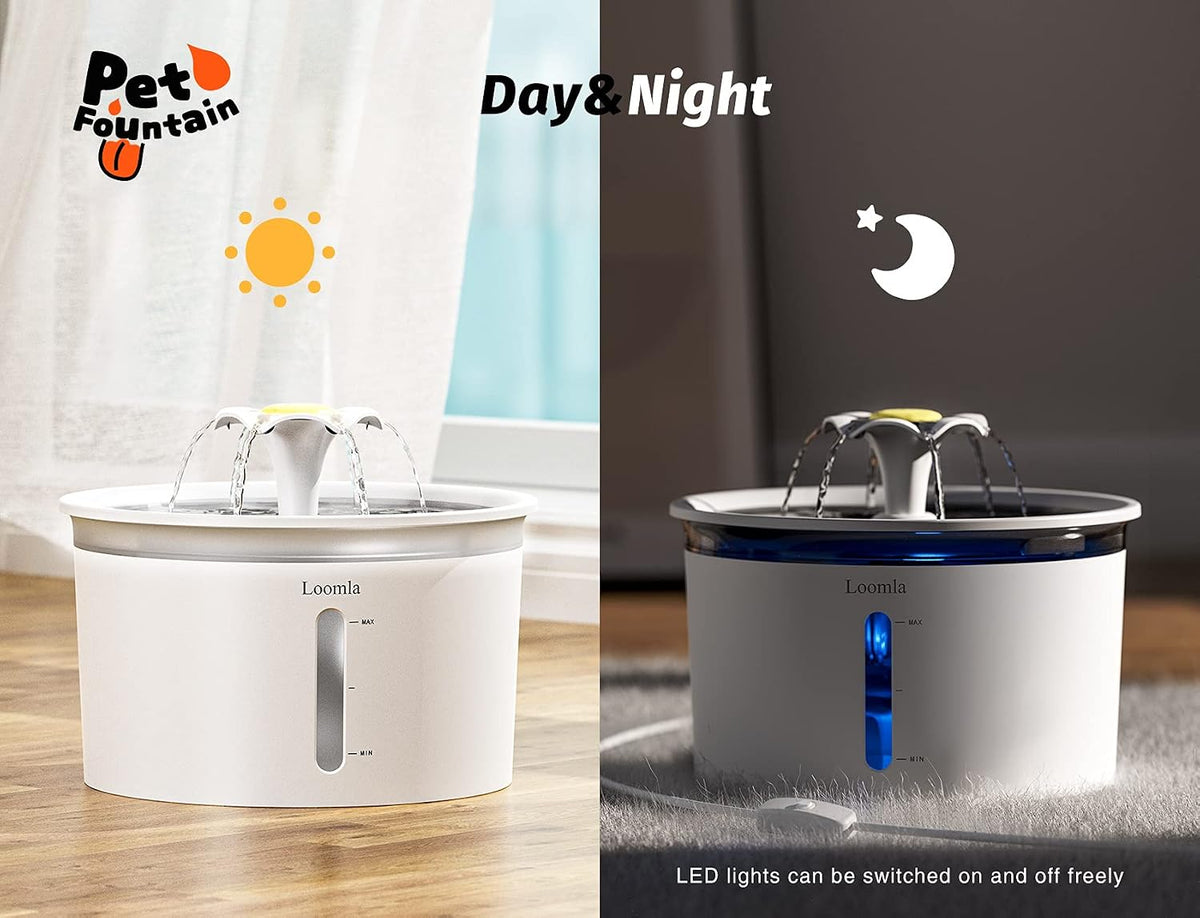 2.5L Automatic Pet Water Fountain for Cats & Dogs
