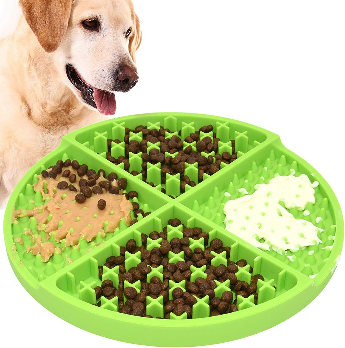 Calming Lick Mat for Dogs & Cats – Slow Feeder for Anxiety & Boredom Relief