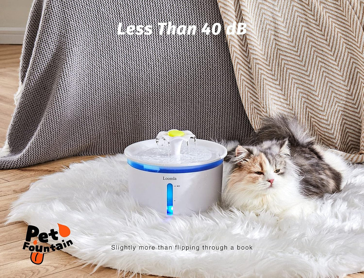 2.5L Automatic Pet Water Fountain for Cats & Dogs